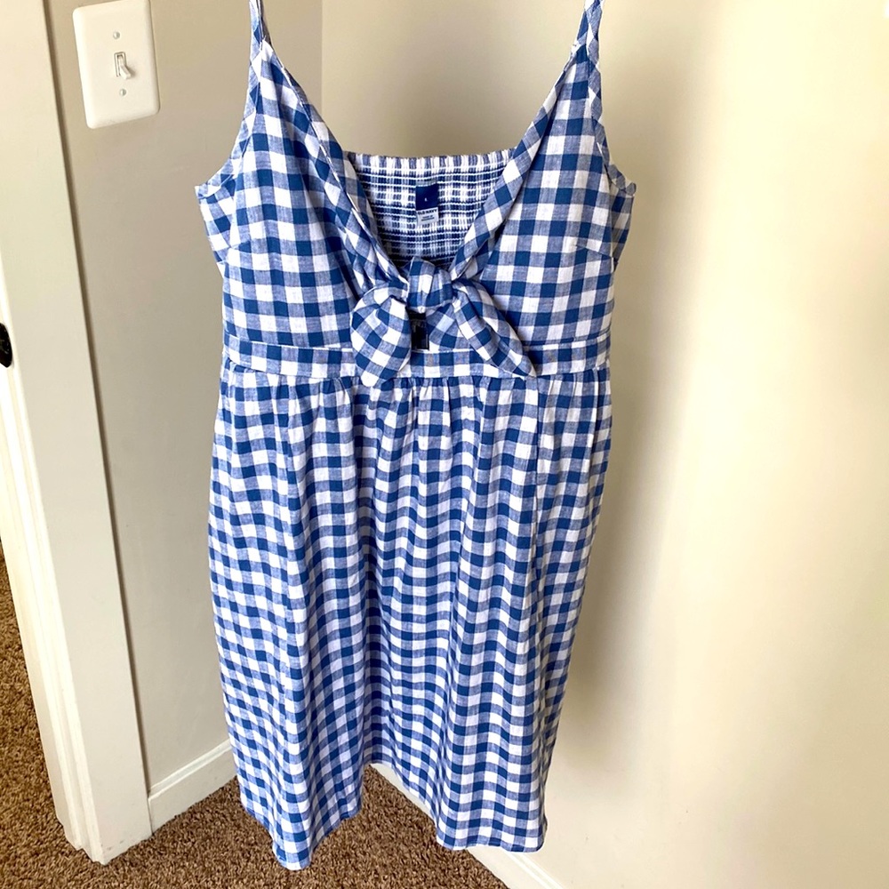 NWT Old Navy gingham checked dress size L - Picture 3 of 3